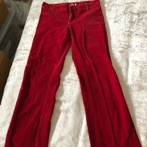 Vintage Red Dickies Velvet Corduroy